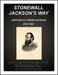 Stonewall Jackson's Way TTBB choral sheet music cover